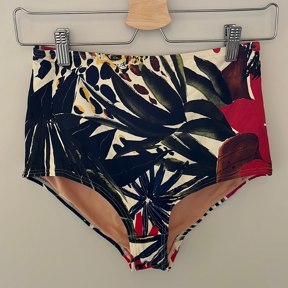 J Crew high waisted bikini bottom
